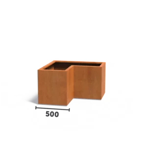 L-Forma 60W L-vormige plantenbak
