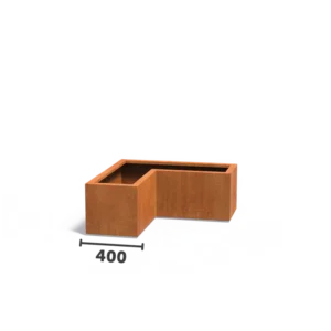 L-Forma 40 L-vormige plantenbak