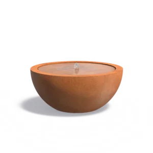 BowlFlow Corten 120 cortenstaal watertafel