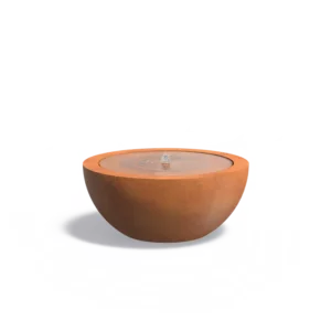 BowlFlow Corten 100 cortenstaal watertafel