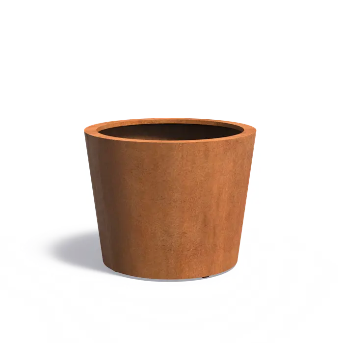 RoundEdge 100M cortenstaal cirkelvormige plantenbak