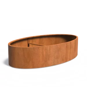 CurvaForm Base 280H cortenstaal ovale plantenbak