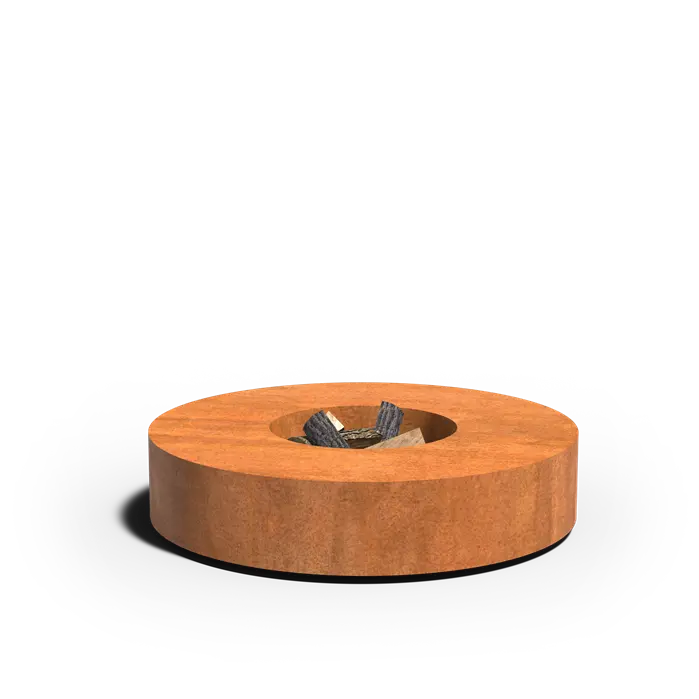 Vuurtafel Circle met grill – Buiten koken rond het vuur