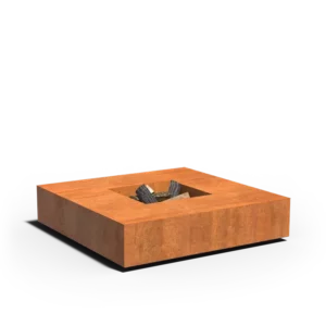 Vuurtafel Square met grill van Caspero Design